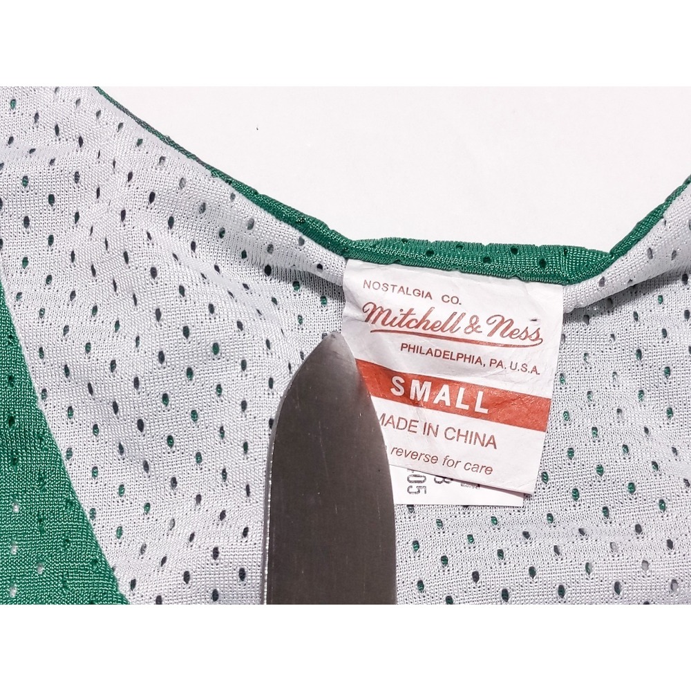 MITCHELL & NESS Boston Celtics Larry Bird Reversible Practice Jersey Small S - Picture 8 of 12
